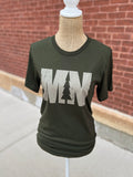 MN Evergreen Tee - Dark Olive