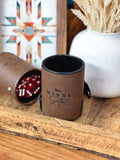 MINNESota Loon Leather Dice Cup