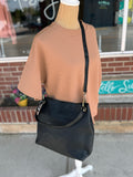 Joy Susan Bucket Shoulder Bag - Black