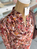 Mauve Floral Printed Blouse