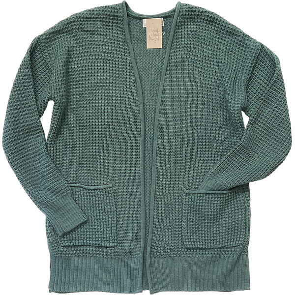 Waffle Cardigan Ash Jade Cheap Chics Designs