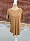 Baby Waffle Tunic Top - Camel