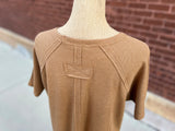 Baby Waffle Tunic Top - Camel