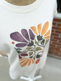 Retro Watercolor Floral Tee