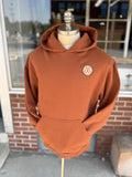 Fish Hook Patch Hooded Sweatshirt - Baked Clay