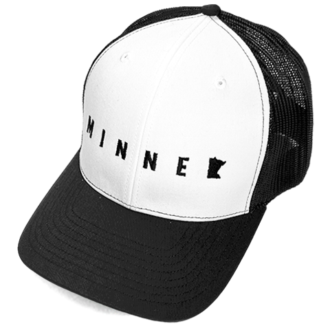 MINNE Trucker Hat - Black/White