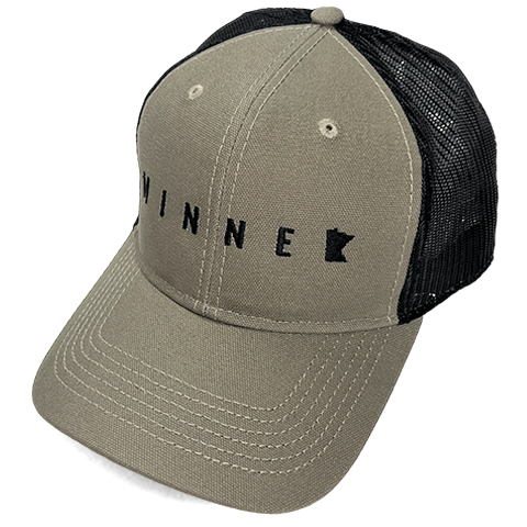 MINNE Trucker Hat - Gravel/Black