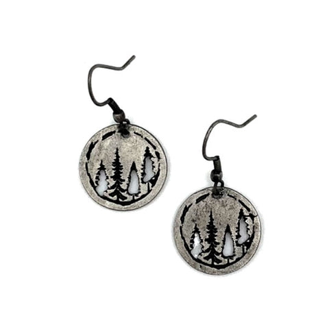 Woodland Pewter Earrings
