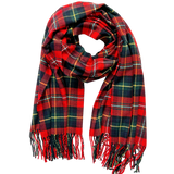 Oblong Scarf - Red/Emerald