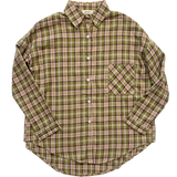 Button-Down Flannel Shirt - Leaf Green
