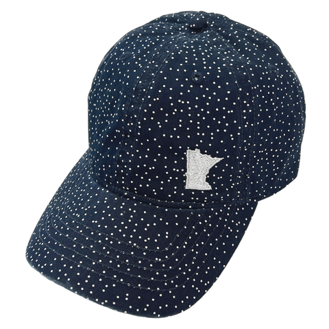 MN Dot Ponytail Hat - Navy