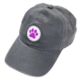 Paw Print Hat - Weathered Charcoal