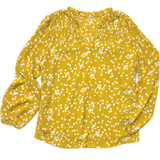Mustard Dot Top