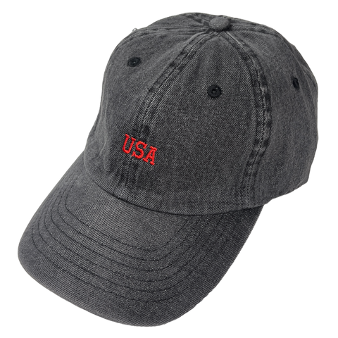 USA Black Denim Hat
