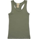 Racerback Tank Top - Light Olive