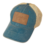 MN Pines Mesh-Back Hat - Washed Teal