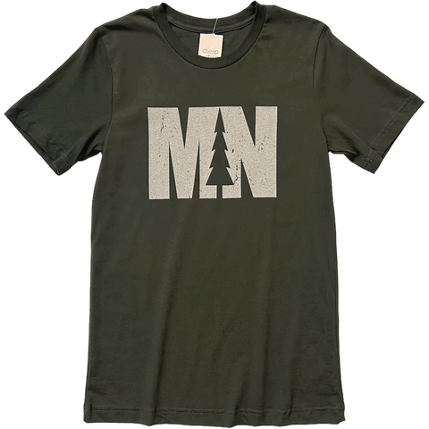 MN Evergreen Tee - Dark Olive