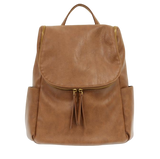 Side Pocket Backpack - Saddle Brown