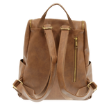 Side Pocket Backpack - Saddle Brown