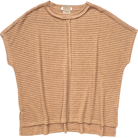 Dolman Jacquard Top - Brush