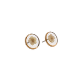 Pressed Flower Stud Earrings