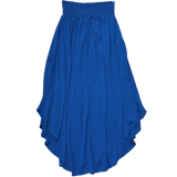 Smocked-Waist Skirt with Pockets