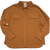 Rust Waffle Shacket