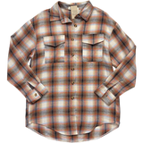 Rust/Black Flannel