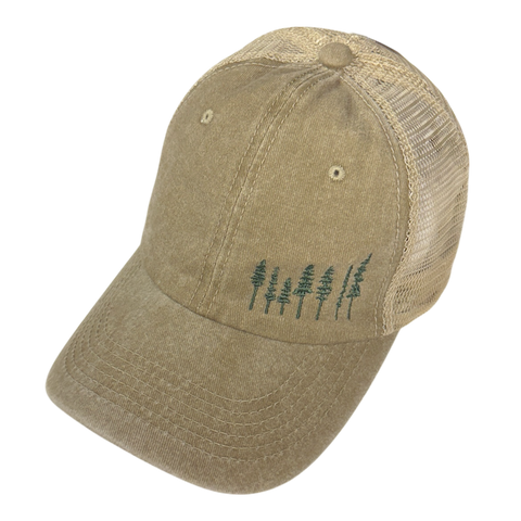 Pines Baseball Hat - Mocha/Deep Sage