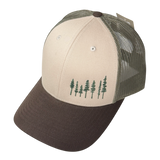 Pines Trucker Hat - Brown Tri-Color