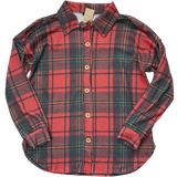 Red/Green Plaid Lightweight Shacket