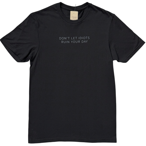 Idiots Tee - Black