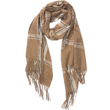 Mid-Weight Oblong Scarf - Taupe Multi
