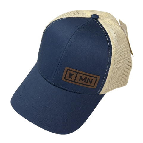MN Block Trucker Hat Navy
