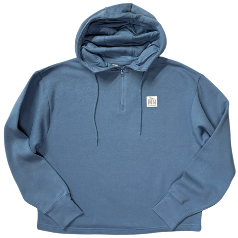 MN Loon Patch Boxy 1/4-Zip