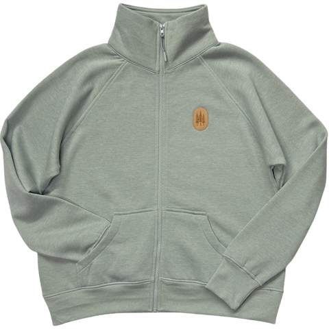 Pine Trio Patch Full Zip Sweatshirt
