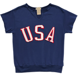 USA Short Sleeve Sweatshirt