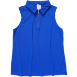 Sun-Cool Sporty Zip Tank - Royal