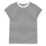Stripe Contrast Trim Top