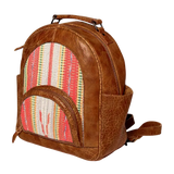 Genuine Leather Aztek Backpack