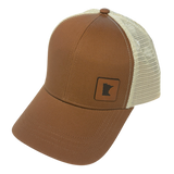 MN Leather Patch Hat - Caramel