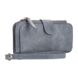 Multi-Section Wristlet Wallet - Dusty Blue