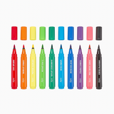 Big Bright Brush Markers