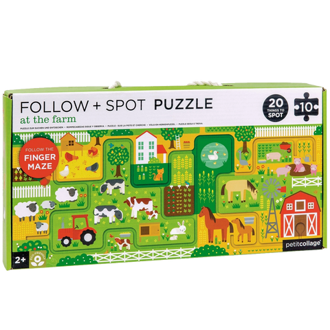 At The Farm Follow + Spot Puzzle