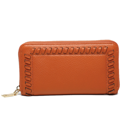 Whipstitch Wallet - Rust