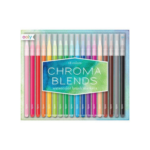 Chroma Blends Watercolor Brush Marker Set