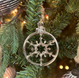 Hollow Nickel Snowflake Ornament