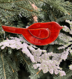 Wooden Cardinal Ornament