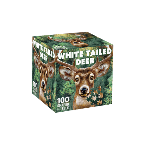 White Tail Deer 100-Piece Shaped Puzzle