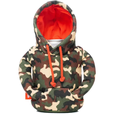 Puffin Insulated Can Koozie - Camo Hoodie